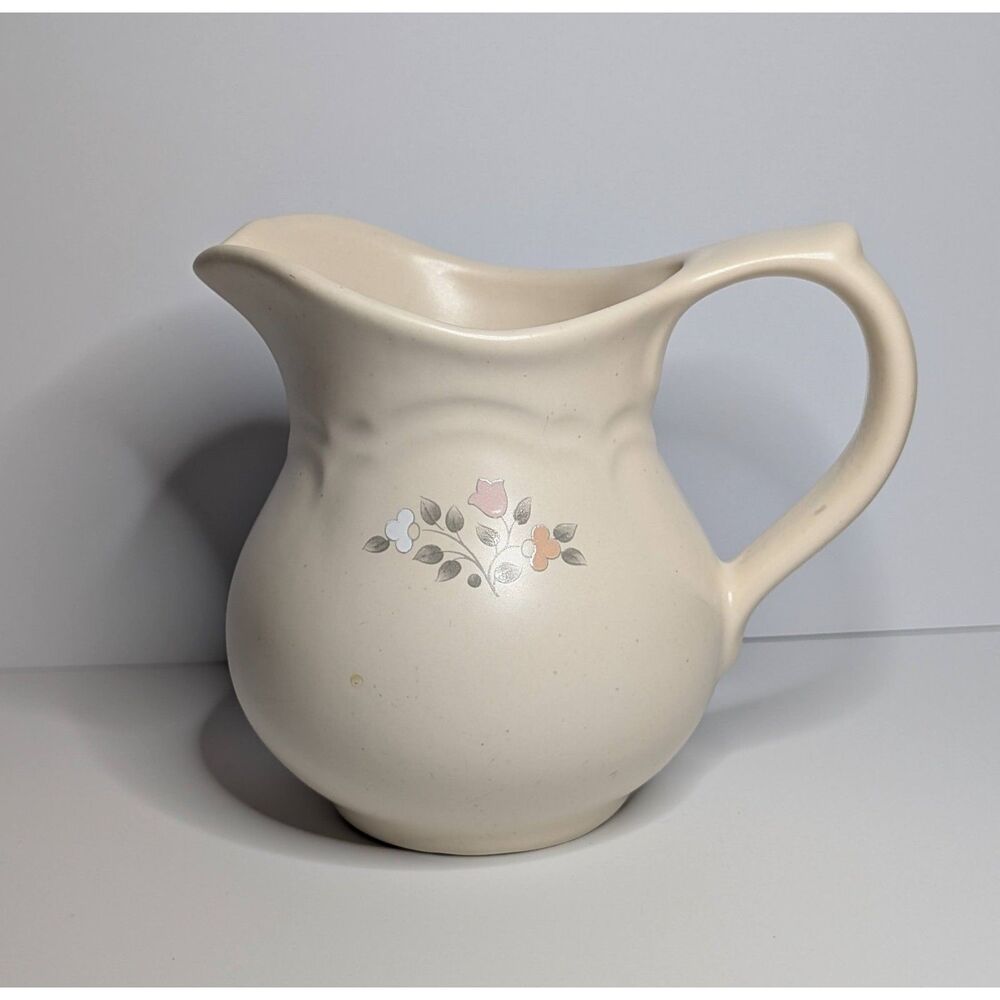 Vintage Pfaltzgraff Tea Rose Small Stoneware Creamer Pitcher 5.5"